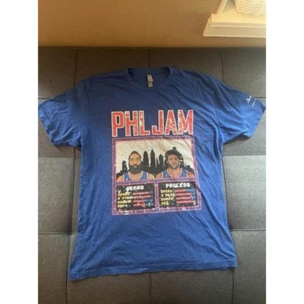 Philadelphia 76ers, PHL Jam, Joel Embiid and James Harden, Men’s Size XL